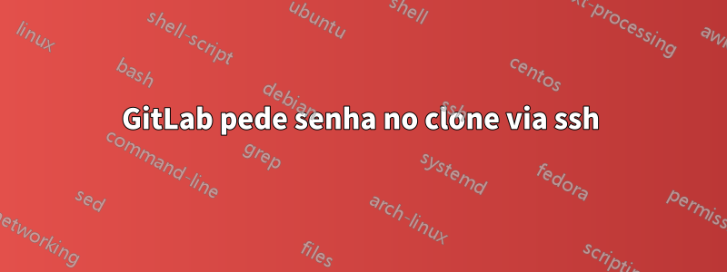 GitLab pede senha no clone via ssh