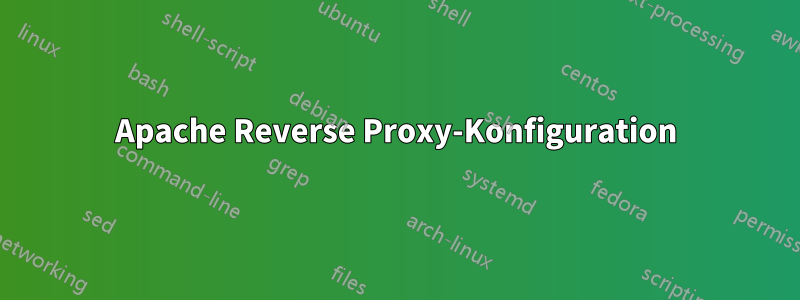Apache Reverse Proxy-Konfiguration