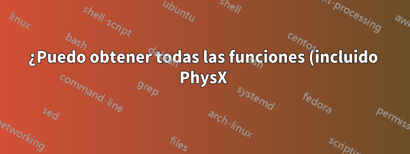 ¿Puedo obtener todas las funciones (incluido PhysX) de mi nueva Nvidia sin desactivar la GPU AMD integrada?