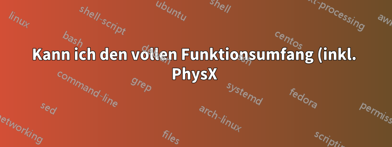 Kann ich den vollen Funktionsumfang (inkl. PhysX) meiner neuen Nvidia nutzen, ohne die integrierte AMD-GPU zu deaktivieren?