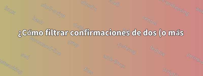 ¿Cómo filtrar confirmaciones de dos (o más) autores en SourceTree?