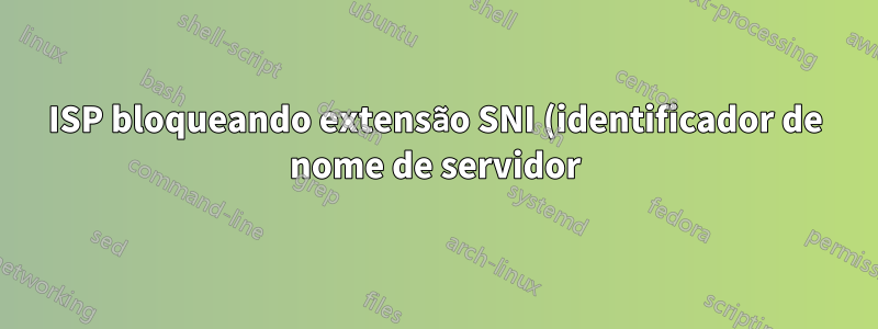 ISP bloqueando extensão SNI (identificador de nome de servidor) no Windows 10, mas não no Server 2016
