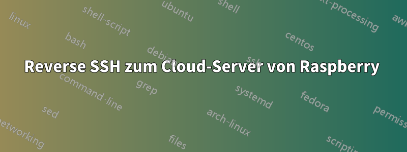 Reverse SSH zum Cloud-Server von Raspberry