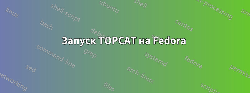 Запуск TOPCAT на Fedora