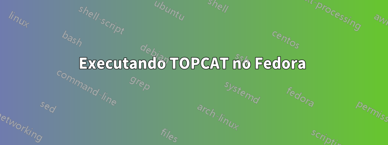 Executando TOPCAT no Fedora