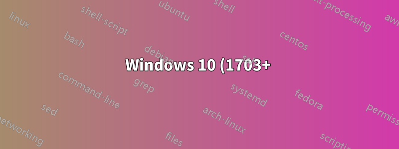 Windows 10 (1703+) はデスクトップ アイコンの位置をどこに保存しますか?