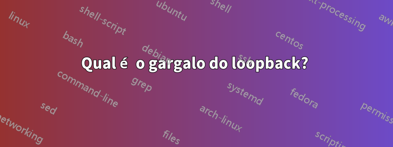 Qual é o gargalo do loopback?