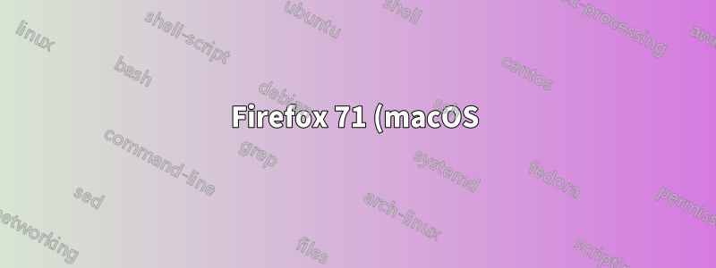 Firefox 71 (macOS) で BBC.com のビデオが再生されない