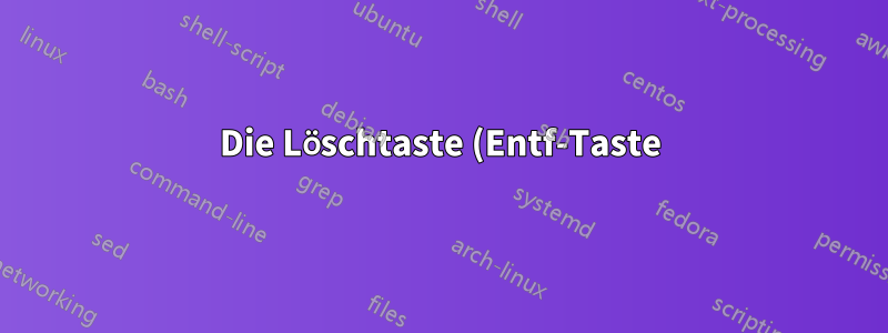 Die Löschtaste (Entf-Taste) funktioniert in Firefox nicht, wenn das Überschreiben von Tastaturkürzeln durch Websites blockiert wird (d. h. permissions.default.shortcuts = 2).