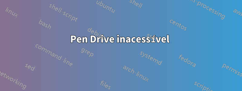 Pen Drive inacessível