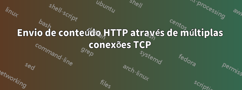 Envio de conteúdo HTTP através de múltiplas conexões TCP
