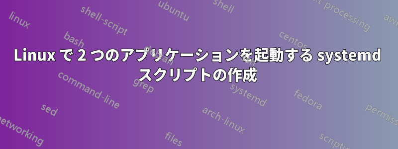 Linux で 2 つのアプリケーションを起動する systemd スクリプトの作成