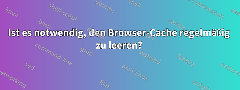 Ist es notwendig, den Browser-Cache regelmäßig zu leeren?