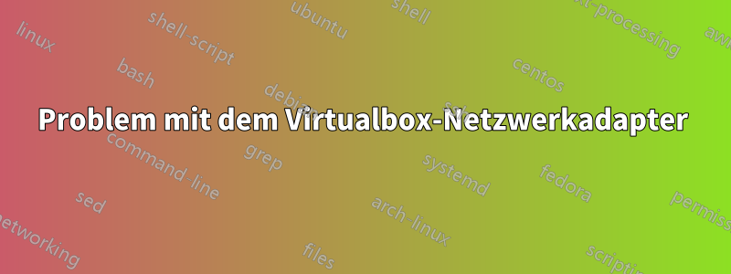 Problem mit dem Virtualbox-Netzwerkadapter