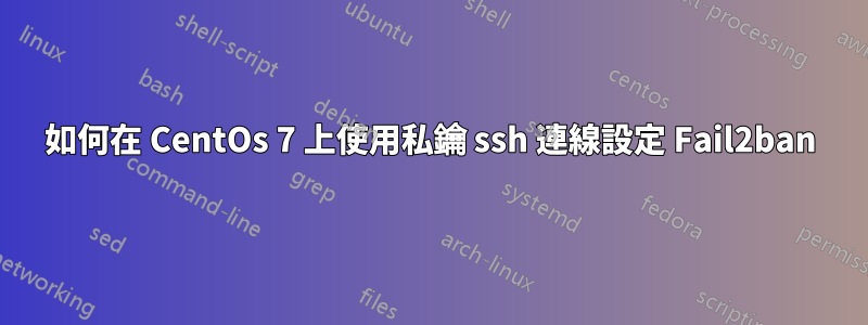 如何在 CentOs 7 上使用私鑰 ssh 連線設定 Fail2ban