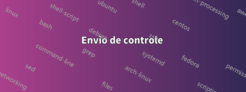 Envio de controle