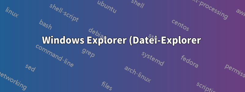 Windows Explorer (Datei-Explorer) friert bei der Interaktion mit einer ZIP-Datei ein