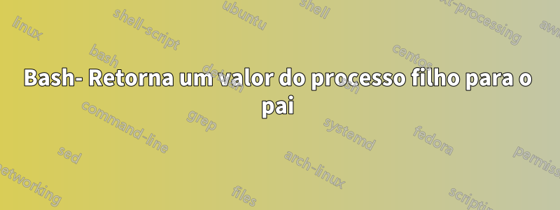 Bash- Retorna um valor do processo filho para o pai
