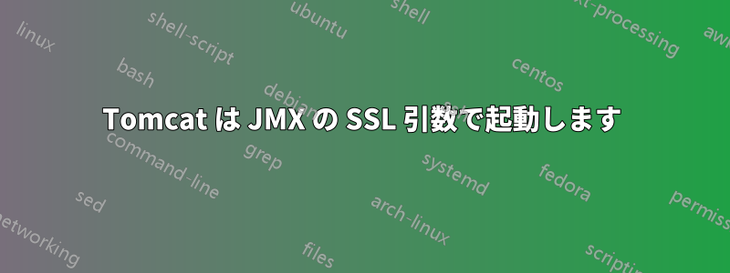 Tomcat は JMX の SSL 引数で起動します