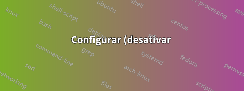 Configurar (desativar) atalhos de teclado do FireFox