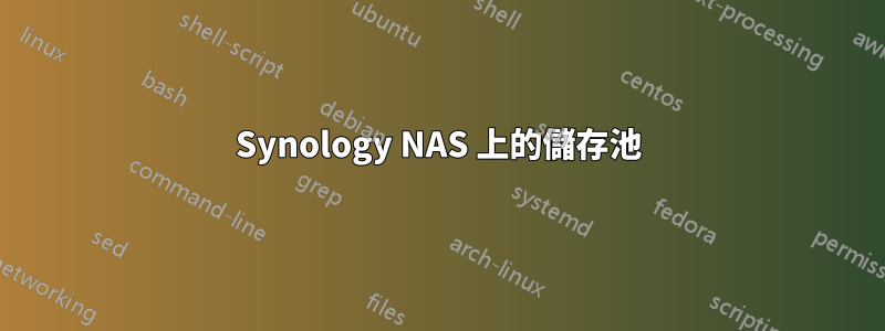 Synology NAS 上的儲存池