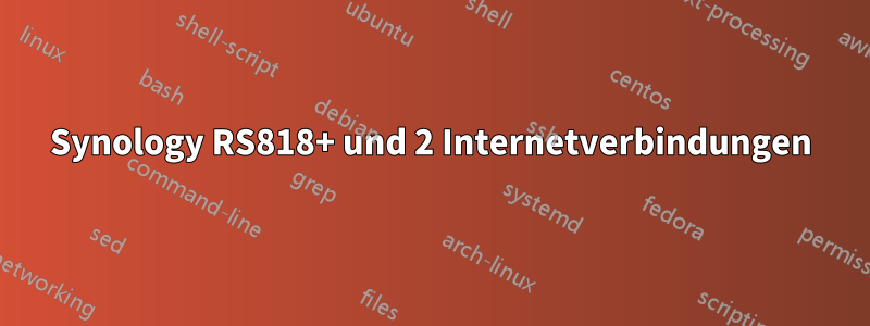 Synology RS818+ und 2 Internetverbindungen