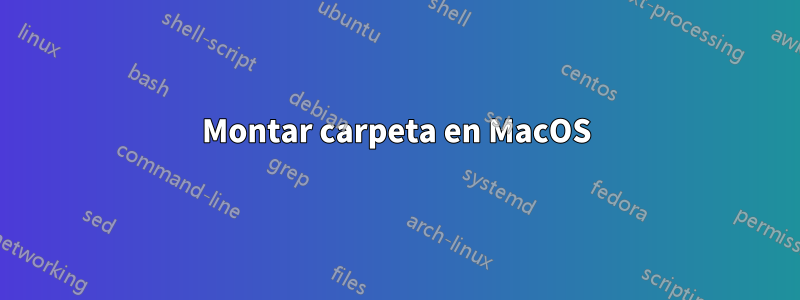 Montar carpeta en MacOS