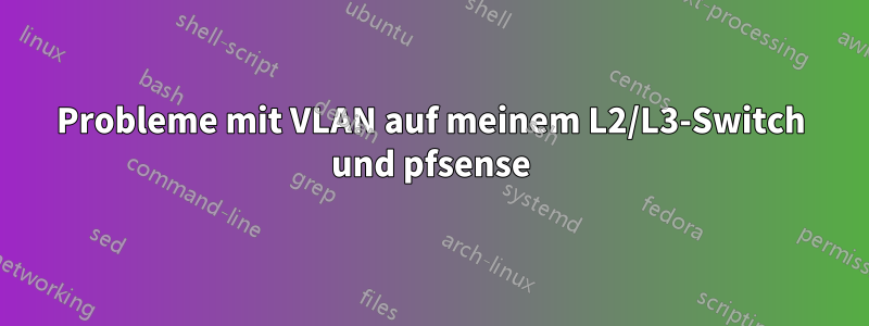 Probleme mit VLAN auf meinem L2/L3-Switch und pfsense