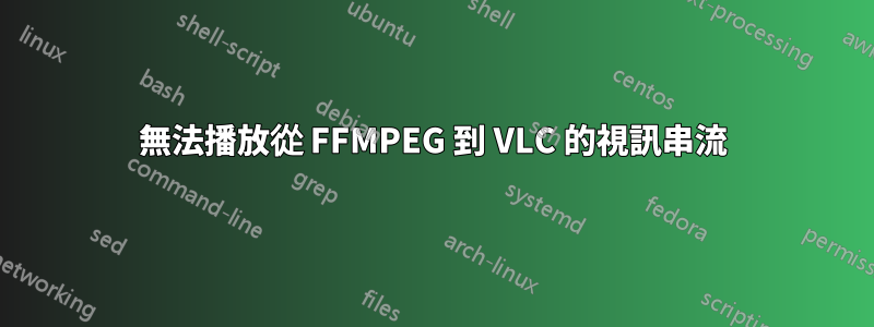 無法播放從 FFMPEG 到 VLC 的視訊串流