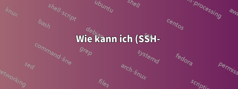 Wie kann ich (SSH-)Verkehr von anderen als den vordefinierten Quellports blockieren?