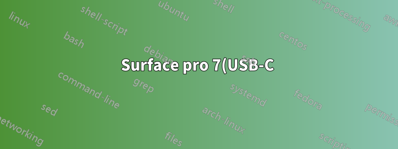 Surface pro 7(USB-C)을 UWQHD(DP, HDMI, DVI)로 바꾸시겠습니까?