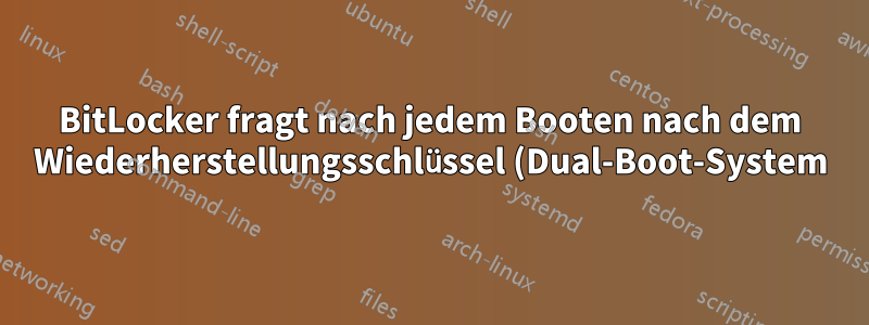 BitLocker fragt nach jedem Booten nach dem Wiederherstellungsschlüssel (Dual-Boot-System)
