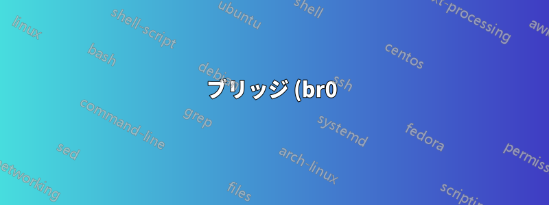 ブリッジ (br0) がパケットを転送しない (RPi)