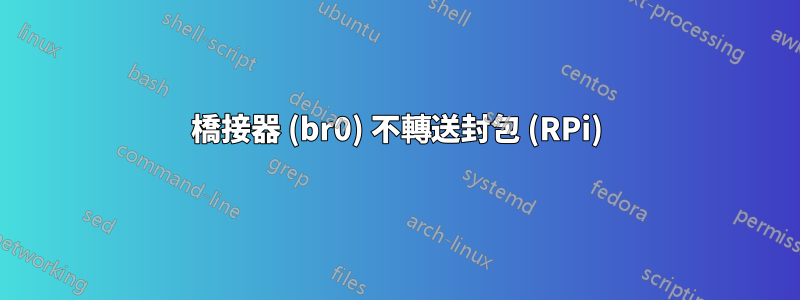 橋接器 (br0) 不轉送封包 (RPi)