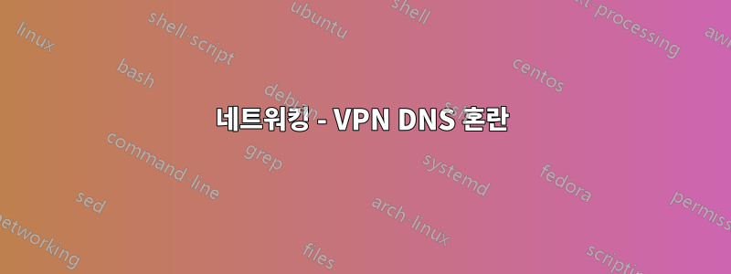 네트워킹 - VPN DNS 혼란
