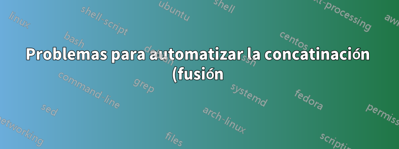 Problemas para automatizar la concatinación (fusión) de archivos VOB de DVD con FFMPEG