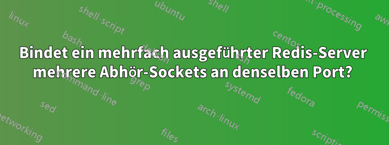 Bindet ein mehrfach ausgeführter Redis-Server mehrere Abhör-Sockets an denselben Port?