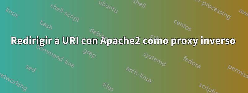 Redirigir a URI con Apache2 como proxy inverso