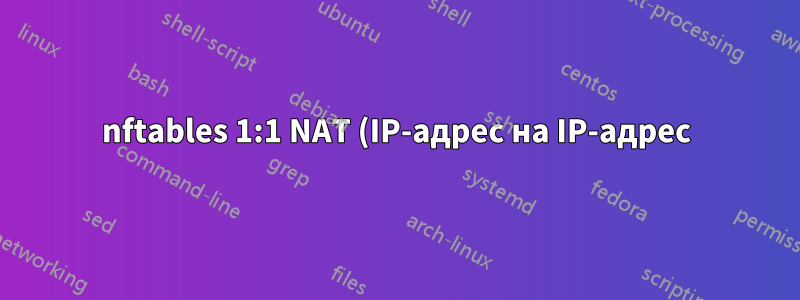 nftables 1:1 NAT (IP-адрес на IP-адрес)