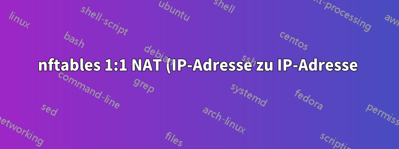 nftables 1:1 NAT (IP-Adresse zu IP-Adresse)