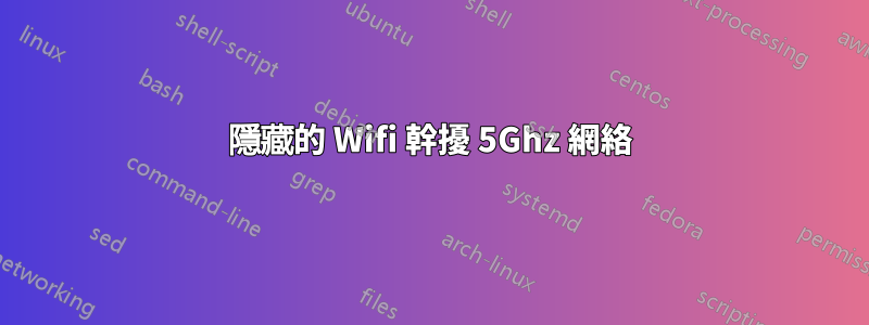 隱藏的 Wifi 幹擾 5Ghz 網絡