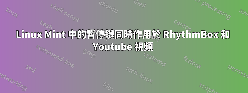 Linux Mint 中的暫停鍵同時作用於 RhythmBox 和 Youtube 視頻