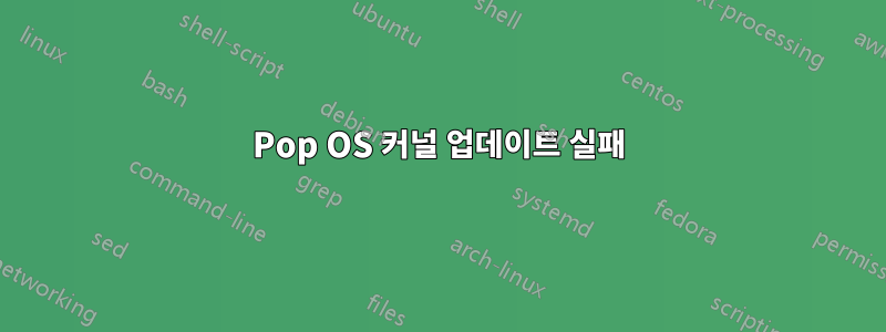 Pop OS 커널 업데이트 실패