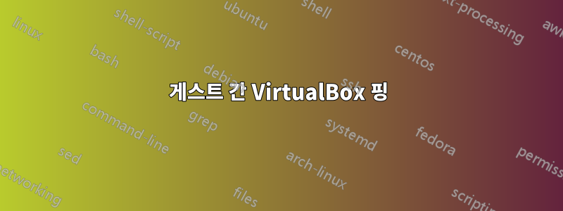 게스트 간 VirtualBox 핑