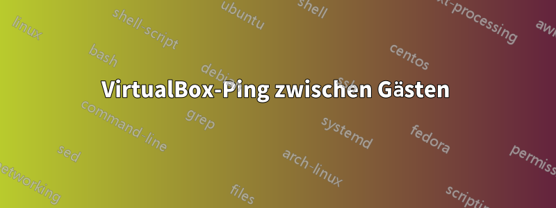 VirtualBox-Ping zwischen Gästen