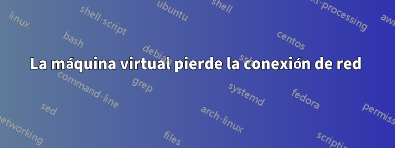 La máquina virtual pierde la conexión de red