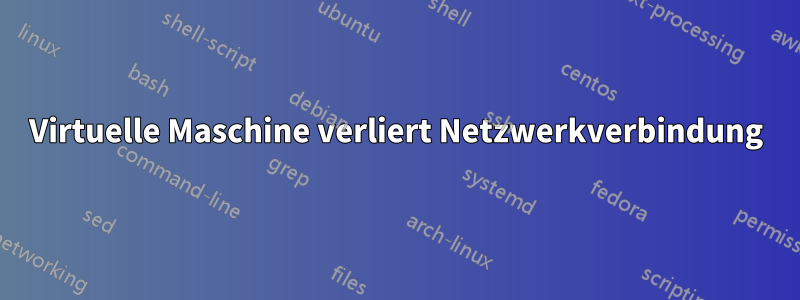 Virtuelle Maschine verliert Netzwerkverbindung