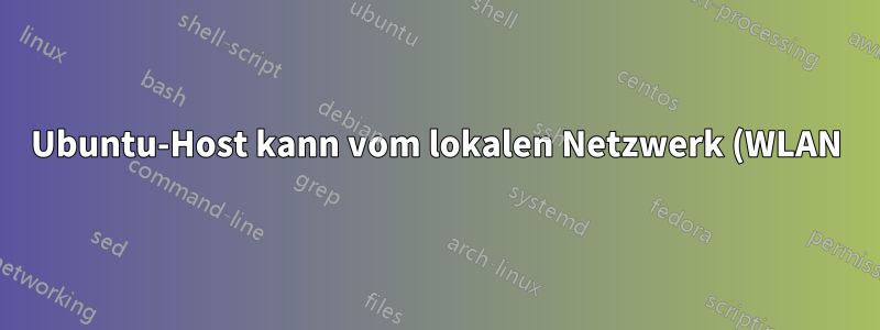 Ubuntu-Host kann vom lokalen Netzwerk (WLAN) nicht erreicht werden (Ping, SSH). Liegt es am Router oder am Linux-Setup?