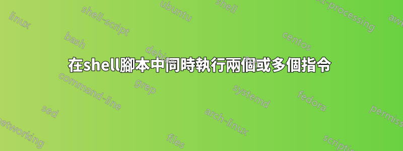 在shell腳本中同時執行兩個或多個指令