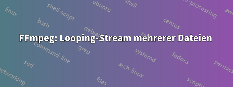 FFmpeg: Looping-Stream mehrerer Dateien